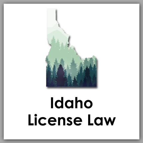 Idaho License Law