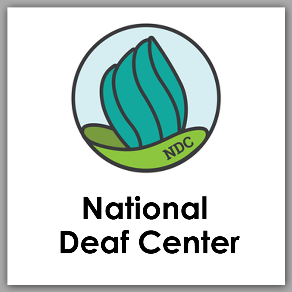 National Deaf Center Button