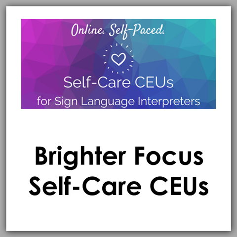 Brighter Focus Self Care CEUs